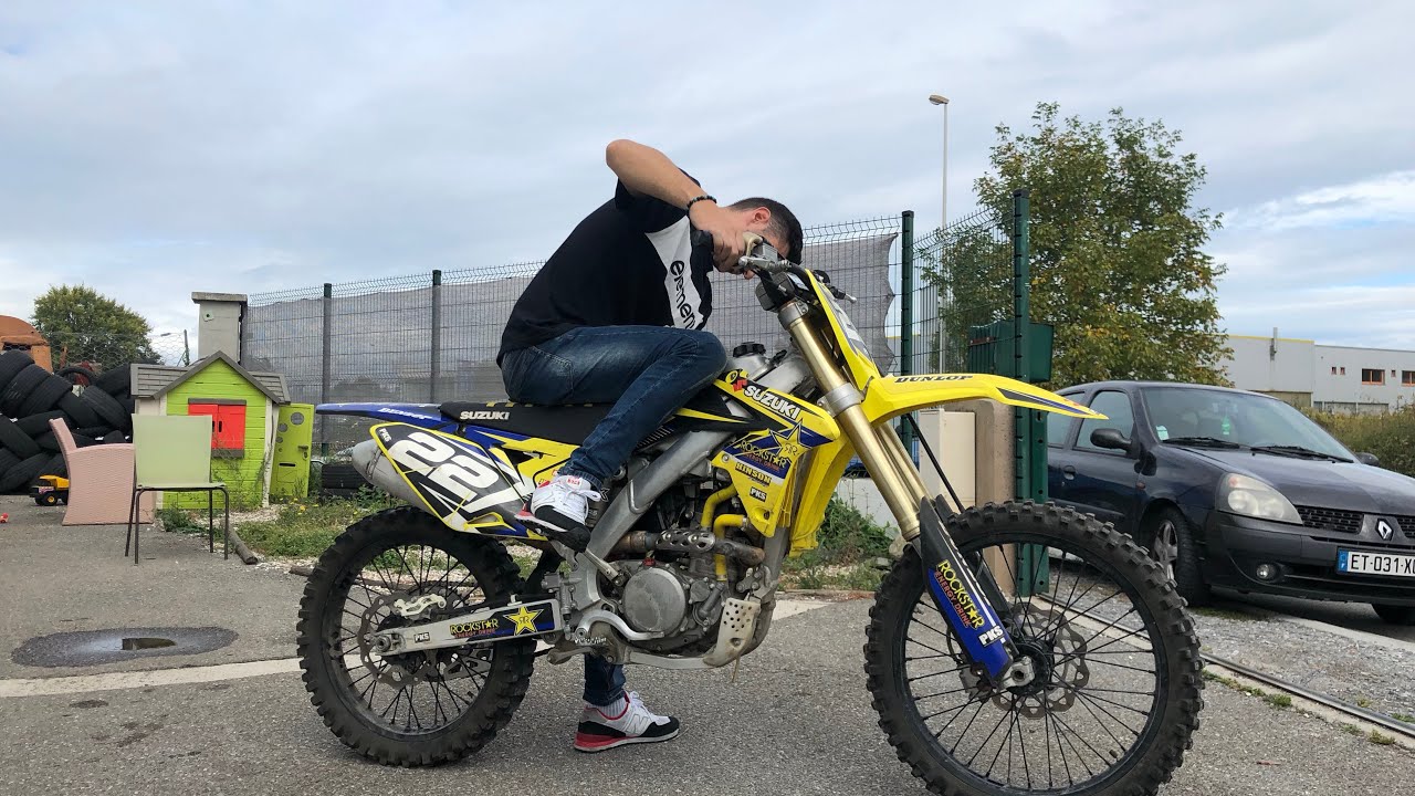 REMISE EN ROUTE D’UNE SUZUKI 250 RMZ 2013