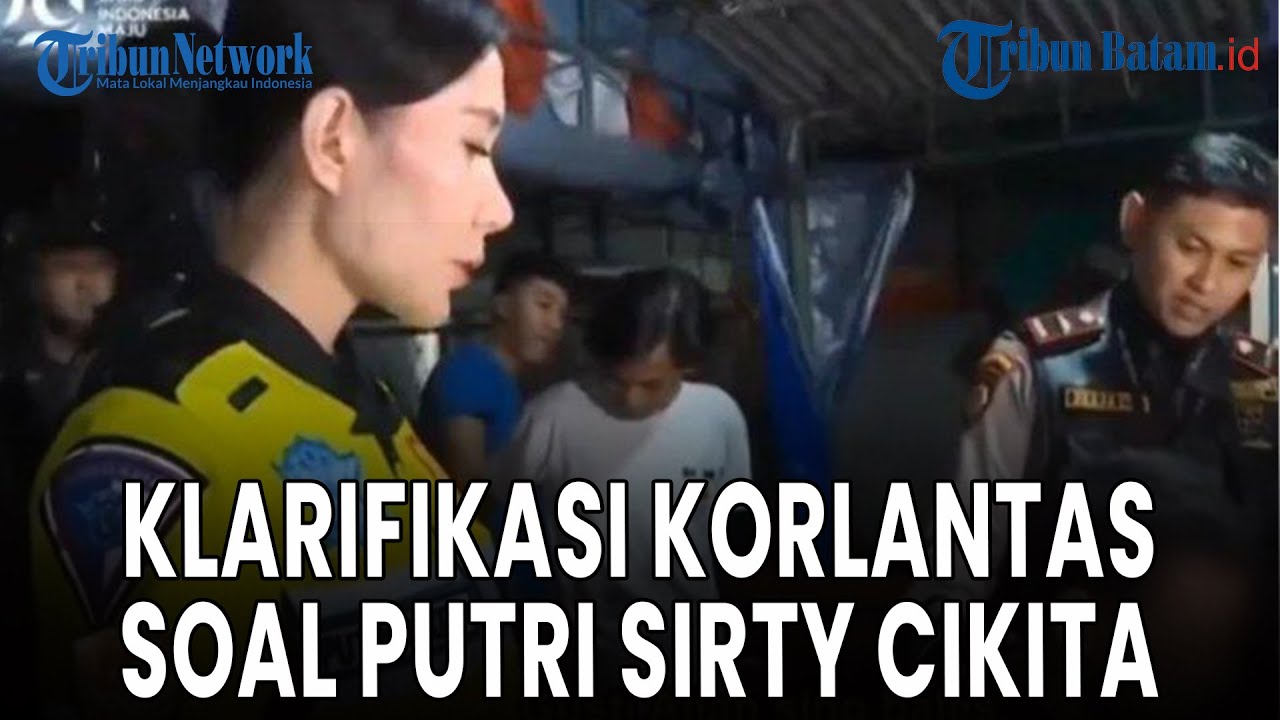 Klarifikasi Korlantas NTMC soal Polwan Putri Sirty Cikita Sabunge