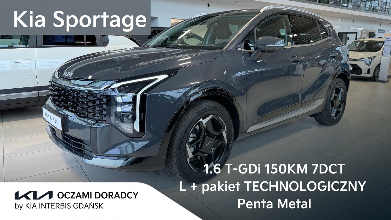 Kia Sportage FL [1.6 T-GDi 150KM 7DCT] L + pakiet TEC (Anniversary)| Penta Metal