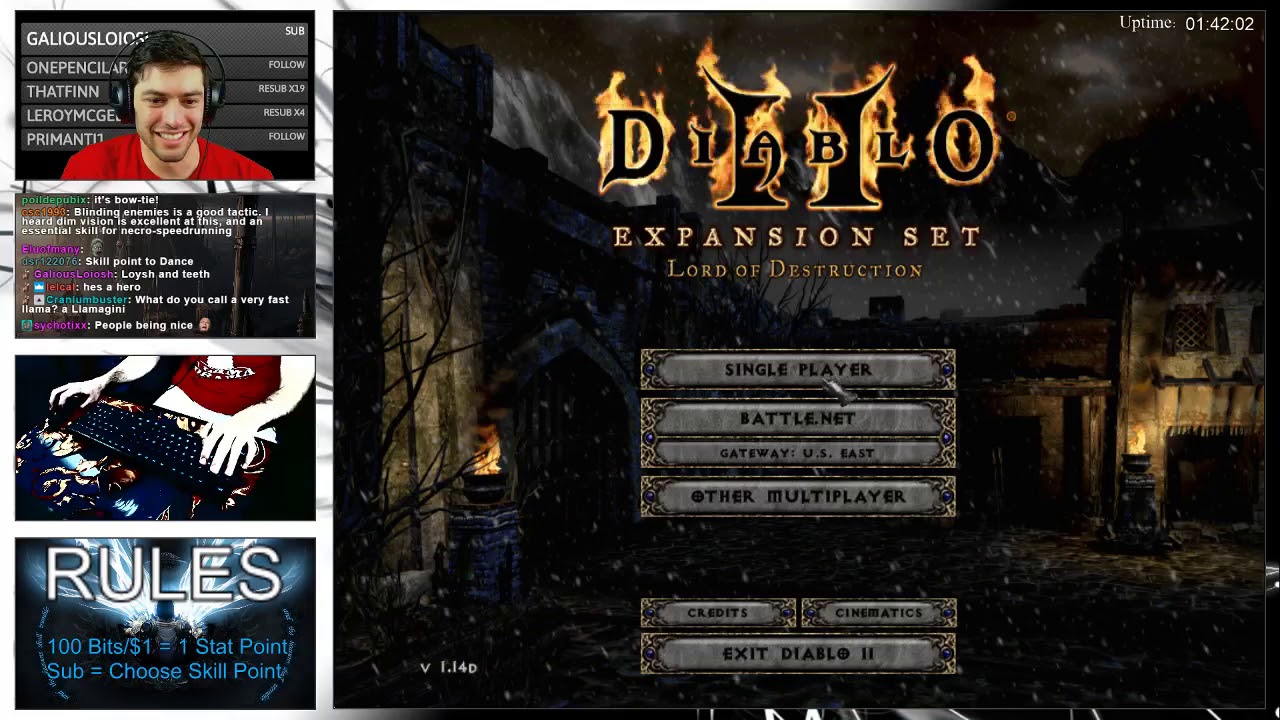 Diablo 2 - Let's Play Stupid Character Builds Chat Creates - Necromancer