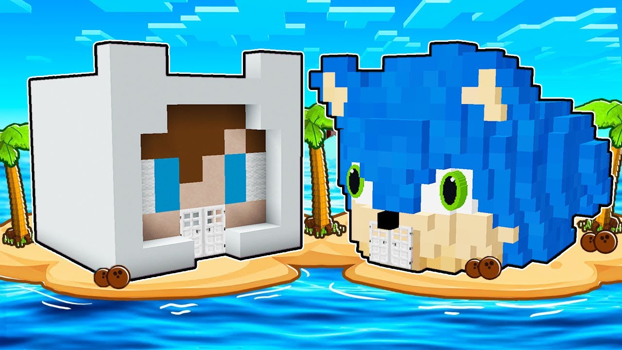 ENES ARSLAN VS BEBEK SONİC ADA EV KAPIŞMASI - 😨 Minecraft