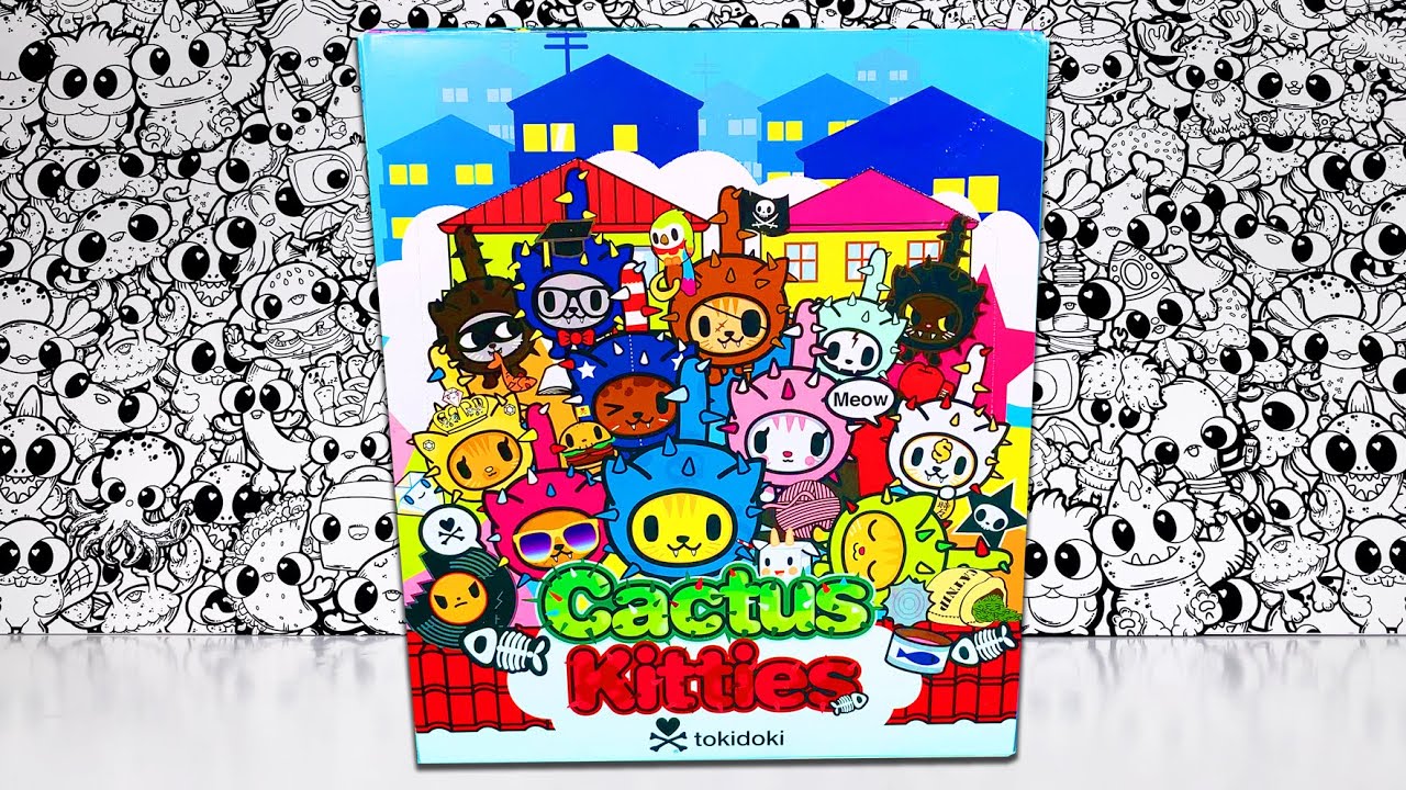 Tokidoki Cactus Kitties Blind Box Opening ( Unboxing a Full Case )