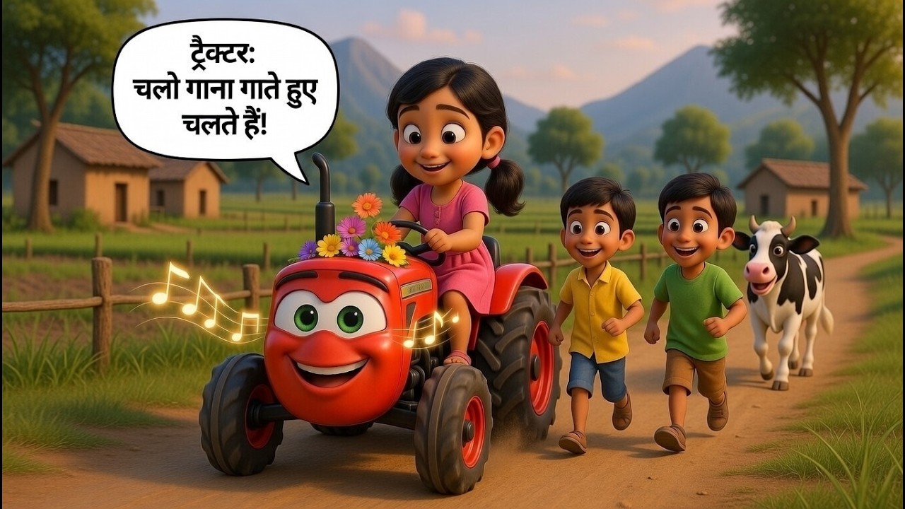 Tractor cartoon video