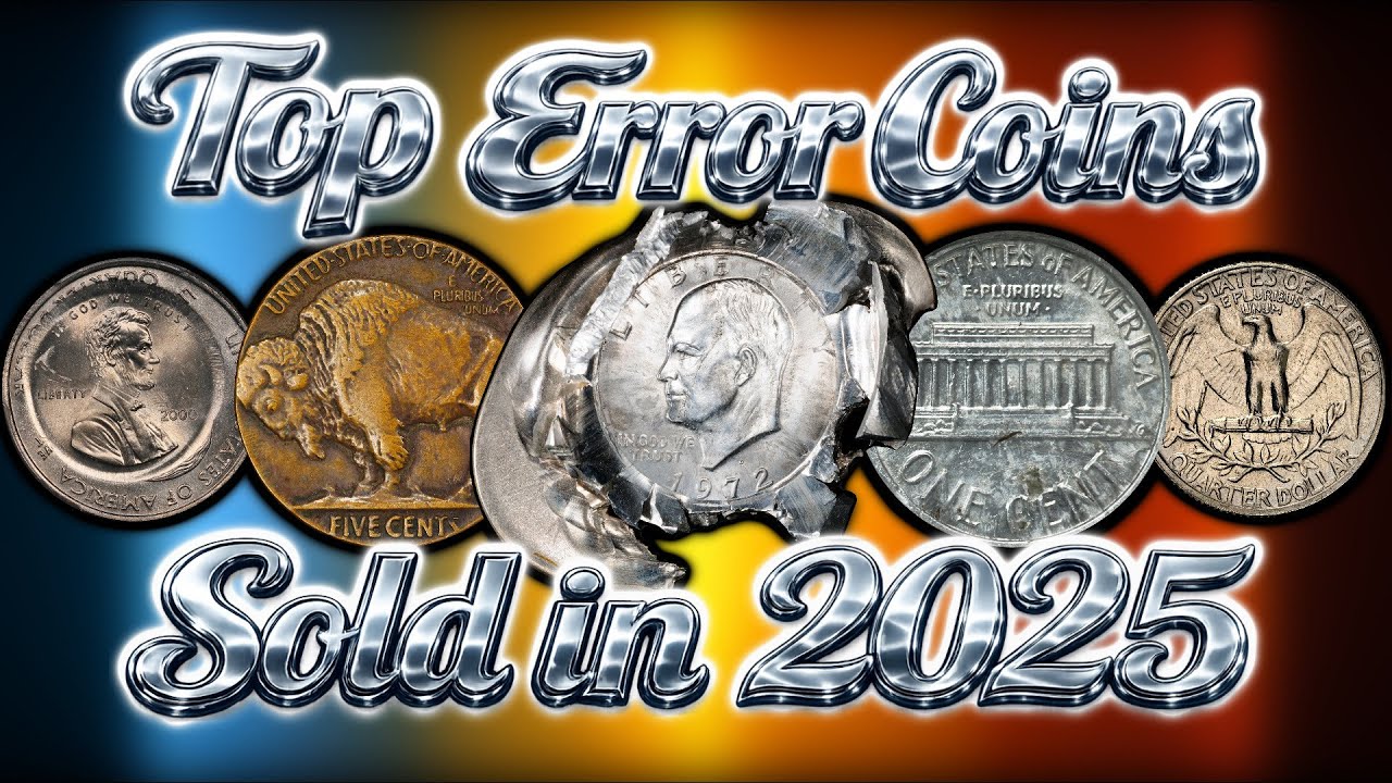 Top 10: Most Expensive Error Coins Sold in 2025