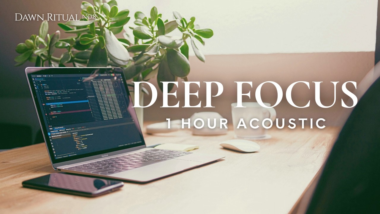 1-Hour DEEP FOCUS ✨ 5:00 AM Acoustic Flow [No.8]