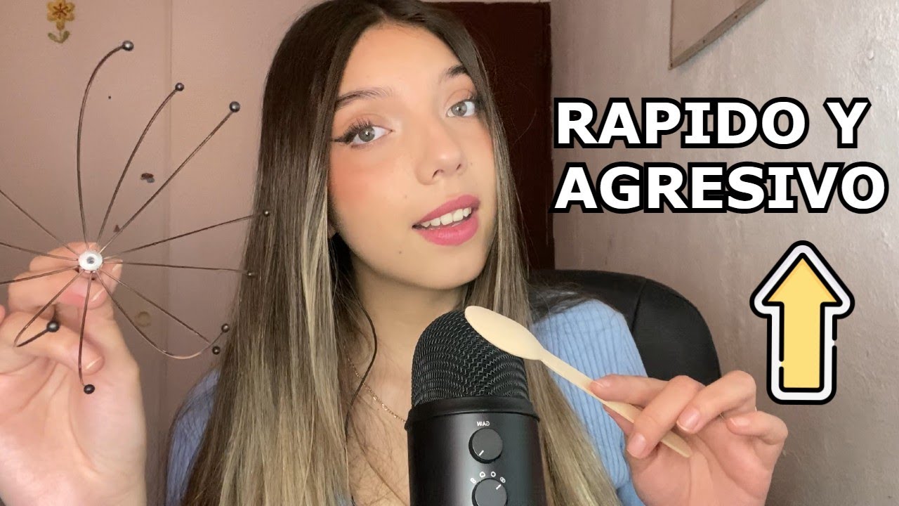 ASMR RÁPIDO Y AGRESIVO PARA UNAS COSQUILLAS NIVEL EXTREMO