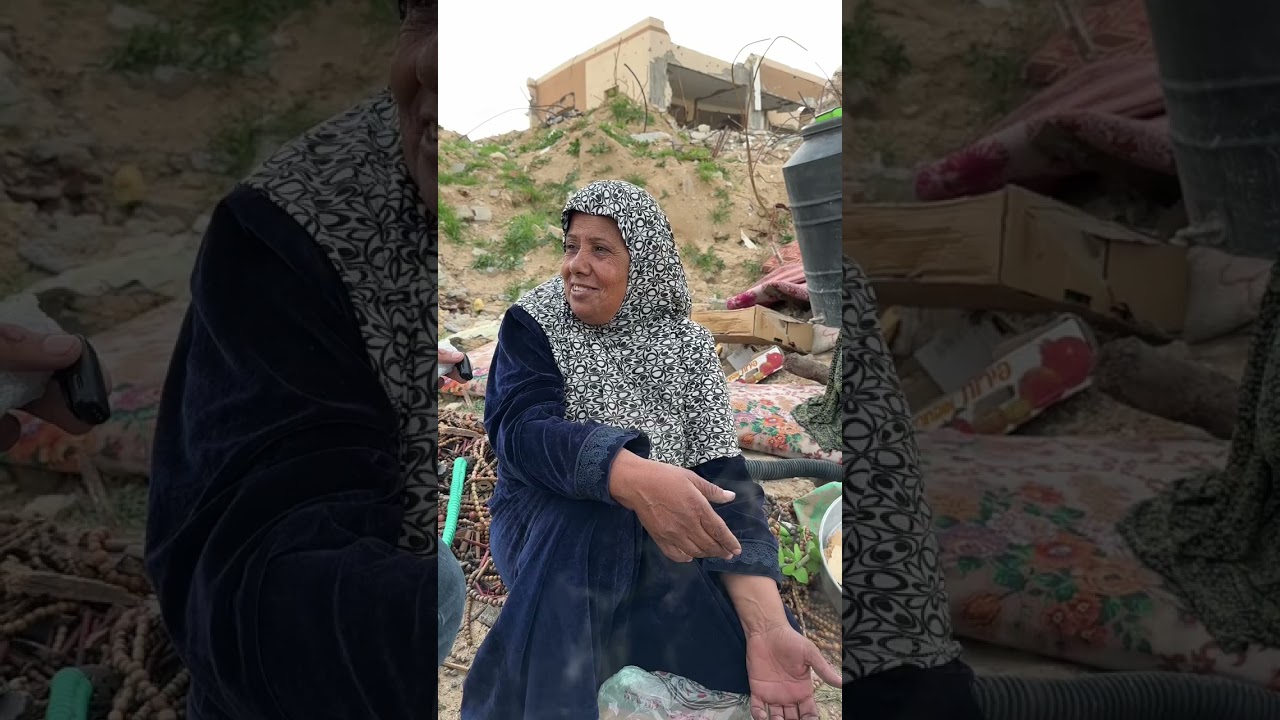 بين الناس في مخيم جباليا شمال غزة