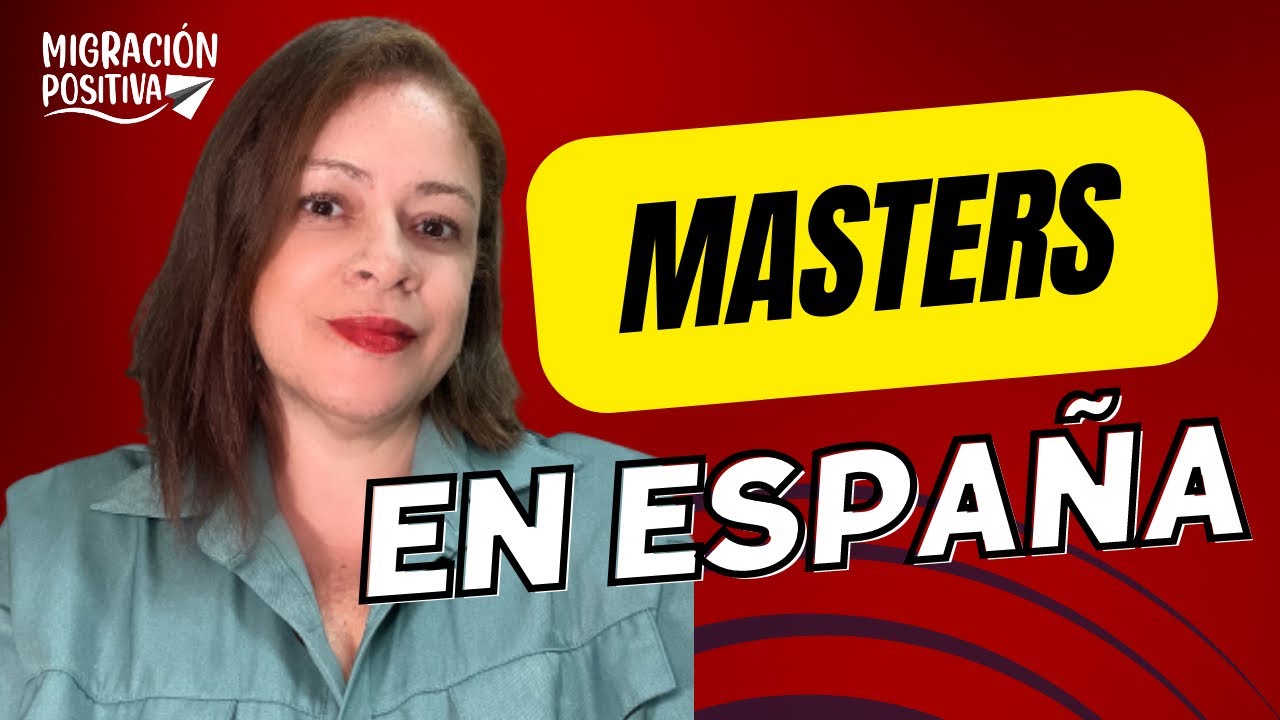 ✅ LOS MASTERS EN ESPAÑA. Una Buena Alternativa #estudiarenespaña😊