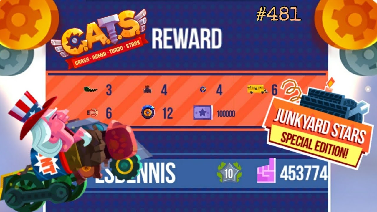 TROLL BUILDS AND COOL CLIPS! *All-Stars Junkyard Stars* | C.A.T.S.: Crash Arena Turbo Stars #481