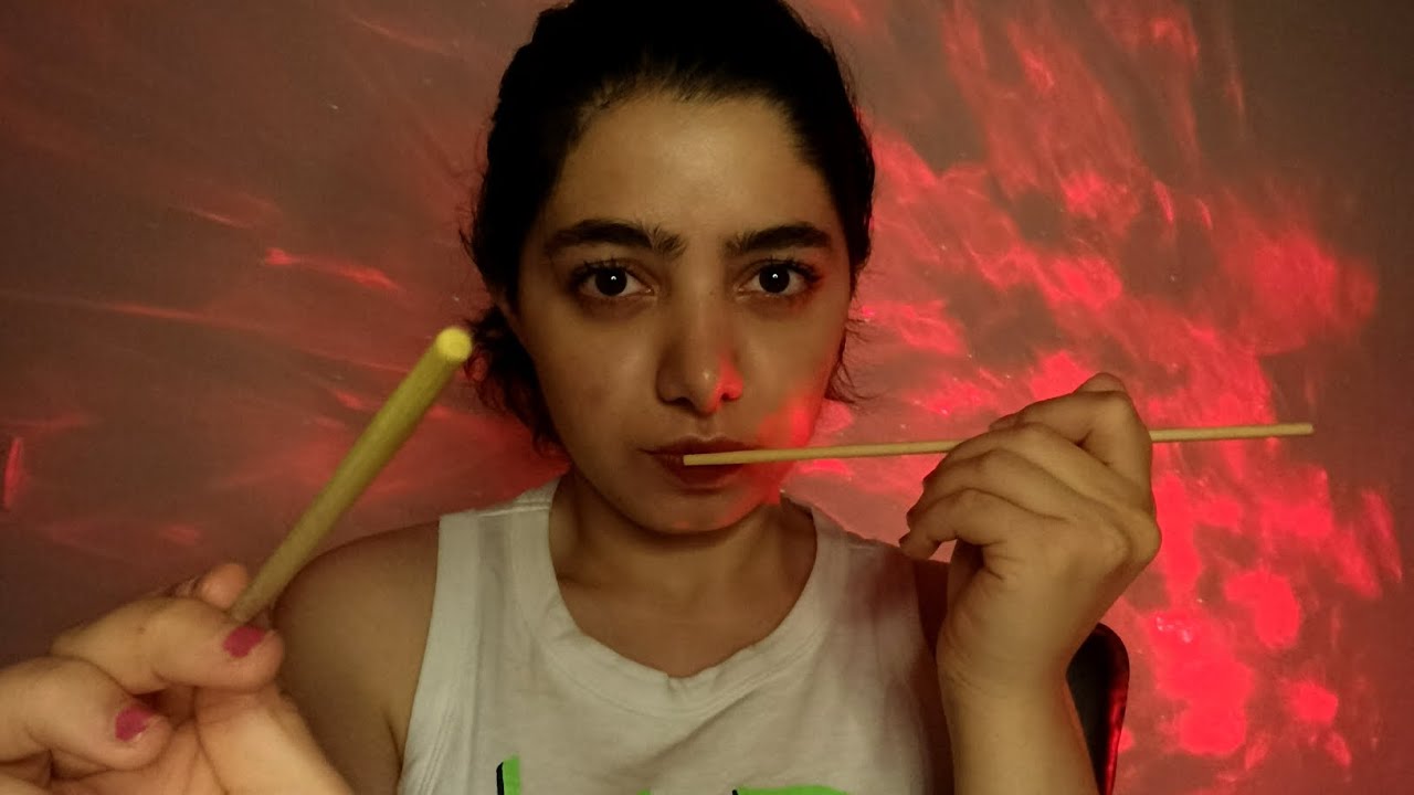 ASMR I EAT You With Wooden Sticks