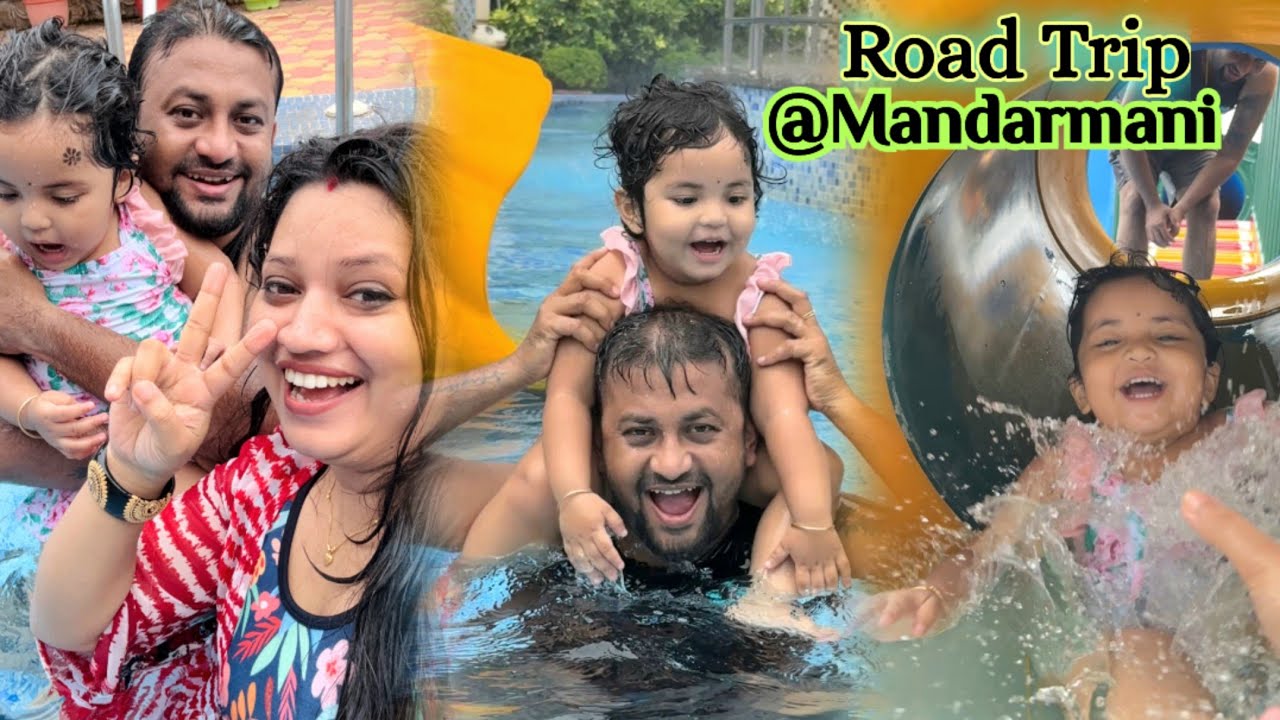 সারারাত জেগে ফুল এনার্জি নিয়ে পুলের মধ্যে দাপাদাপি😱🤪🏖️@Mandarmani Grand Beach Resort