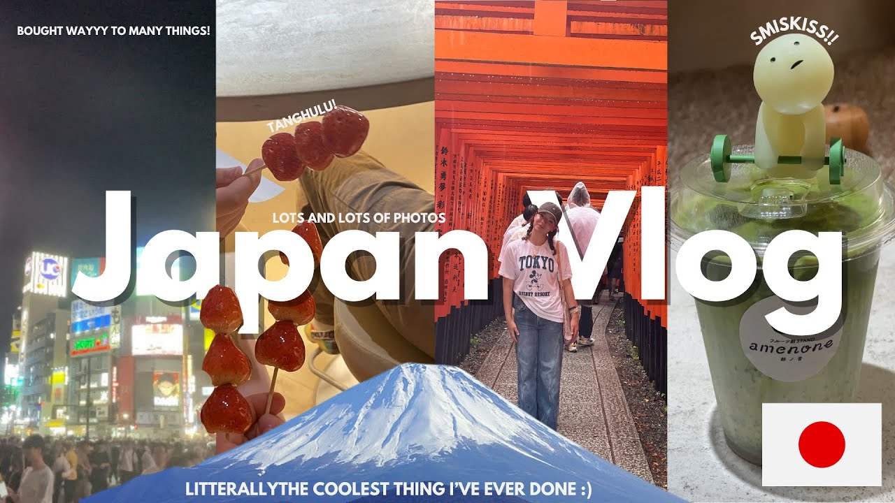 JAPAN TRAVEL VLOG: lots of sightseeing, shopping, and photos (VERY chaotic)