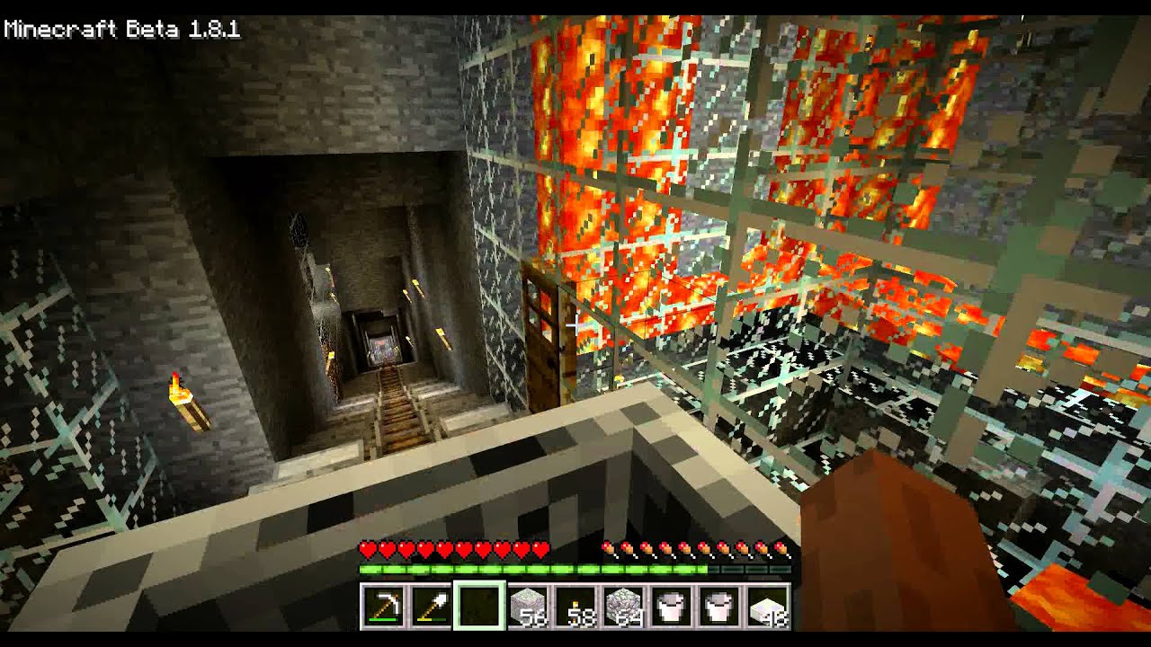 Minecraft - A journey to the centre of the earth 1080p