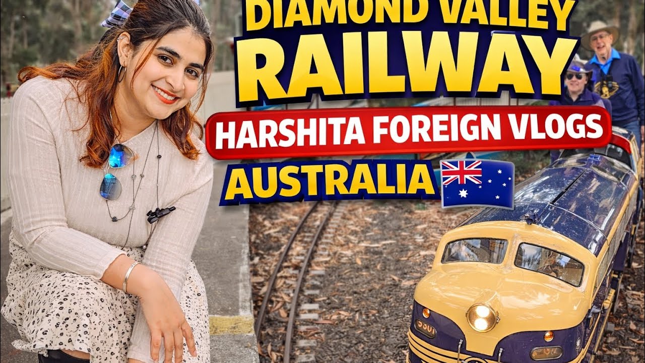 Amazing Ride at Diamond Valley Railway Melbourne 🚂 | Family Fun in Australia #vlog #fun #familyvlog 