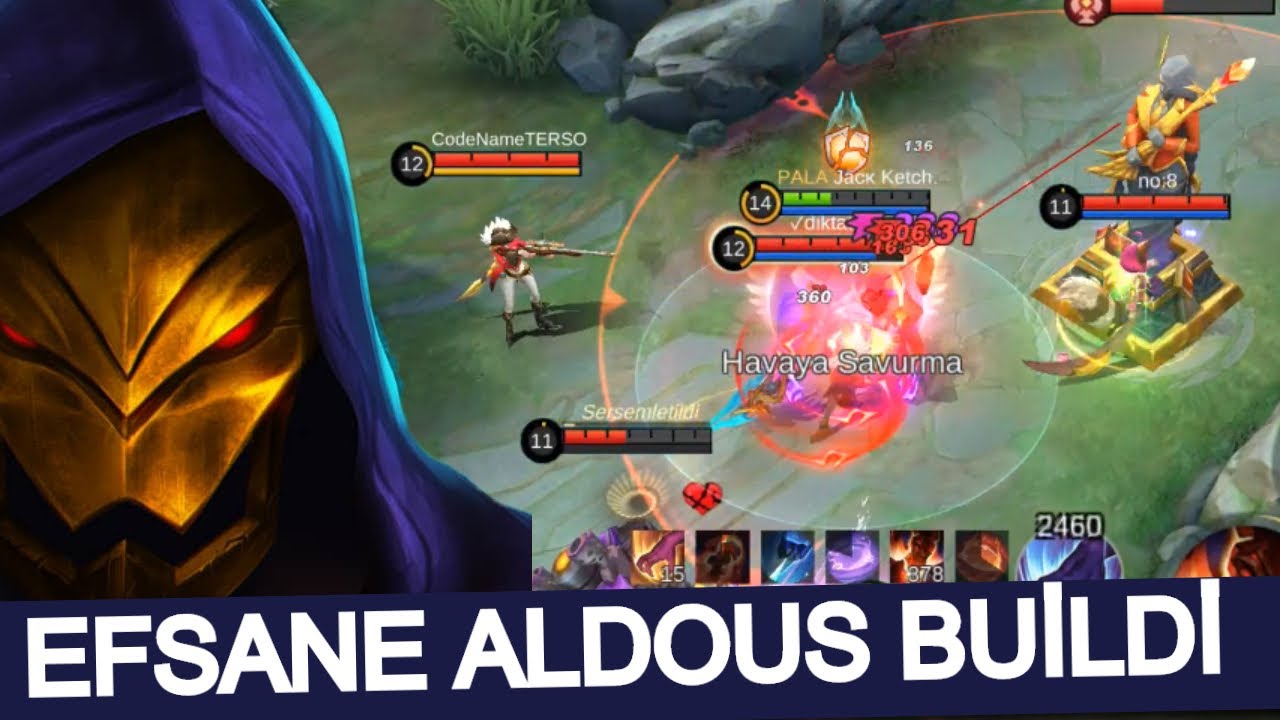ALDOUS EN İYİ BUİLD - BU BUİLD CAN YAKIYO - Mobile Legends