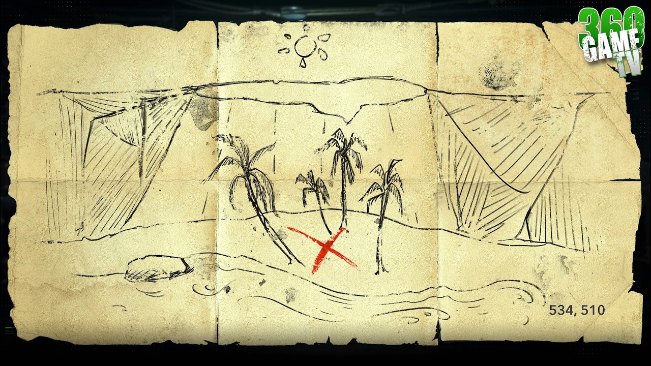 Treasure Map 534,510 Location Guide - Jiguey - Assassins Creed Black Flag Resynced