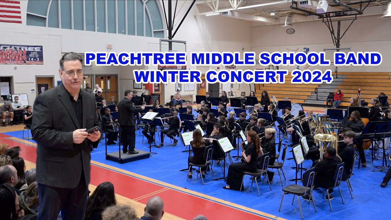 Peachtree Middle School Band Winter Concert 2024