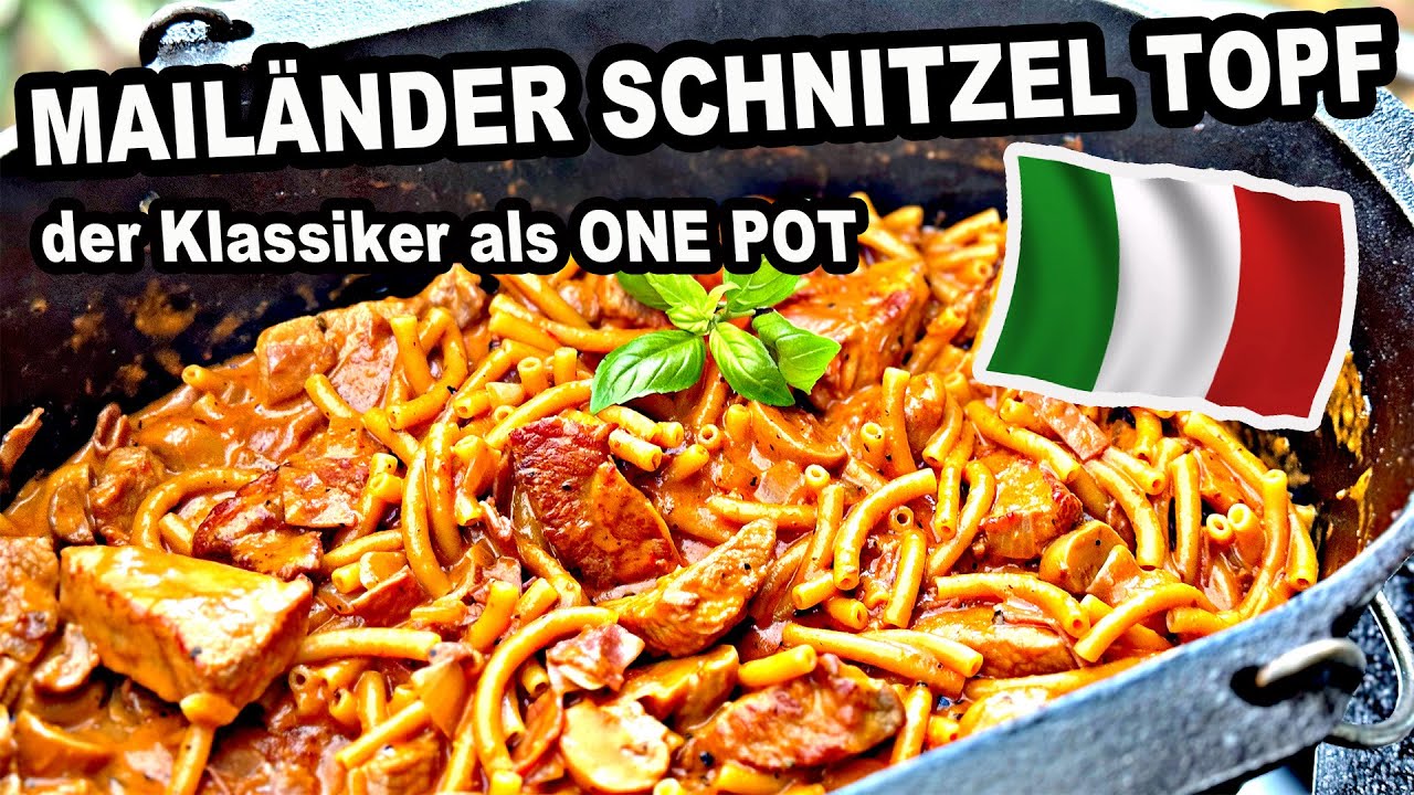 Mailänder Schnitzel Topf aus dem Dutch Oven mega lecker | The BBQ BEAR