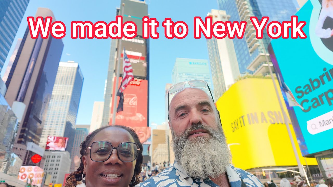 We made it to New York. Bucket list moment#New York #Timesquare#America