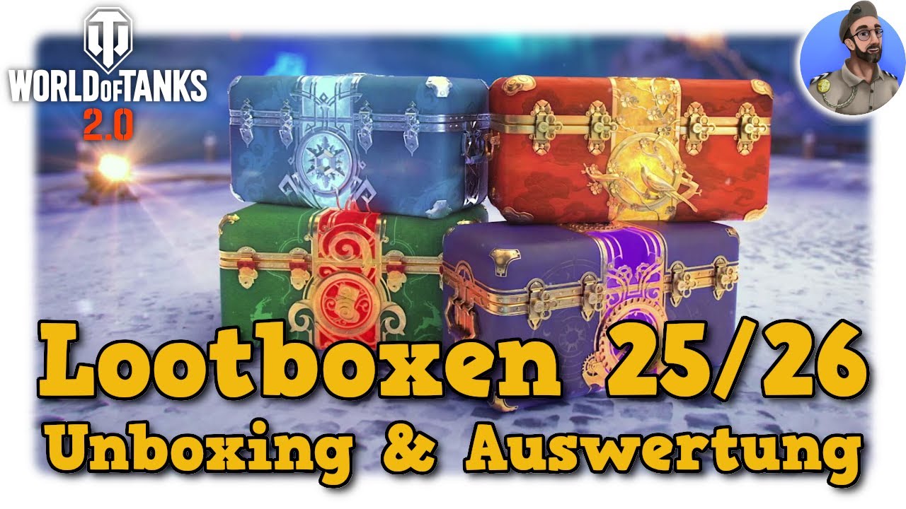 World of Tanks - Lootboxen 2025/2026, Unboxing & Auswertung [WoT]