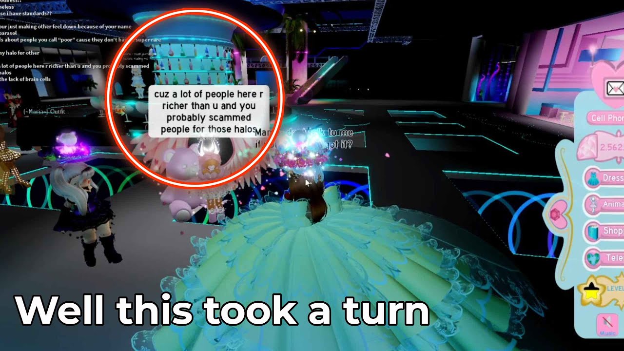 Trolling as a FLEXER in royale high and this happened....PART 2