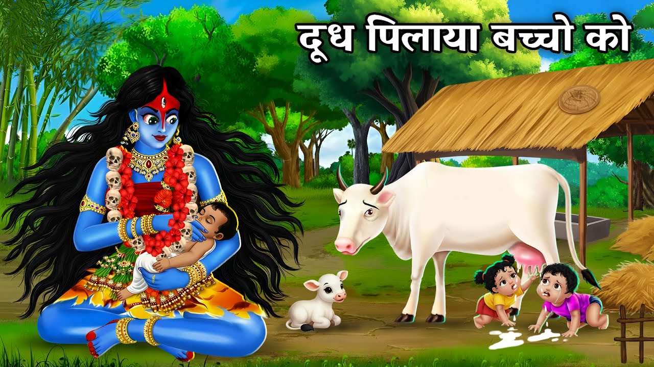 दो अनाथ बच्चे और माँ काली का चमत्कार | Maa Kali Aur Gaay Ki Mamta | Emotional Devotional Story