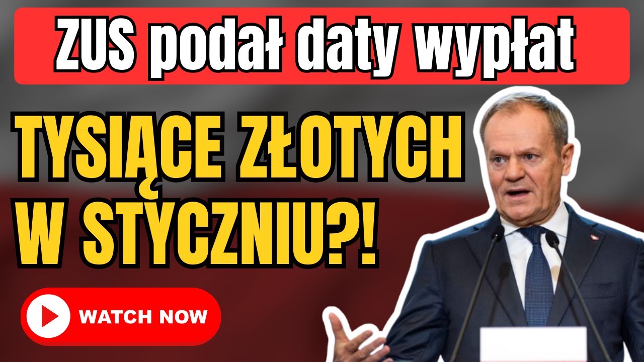 ZUS ogłosił daty 💥 Sprawdź, kiedy emerytura trafi na konto!