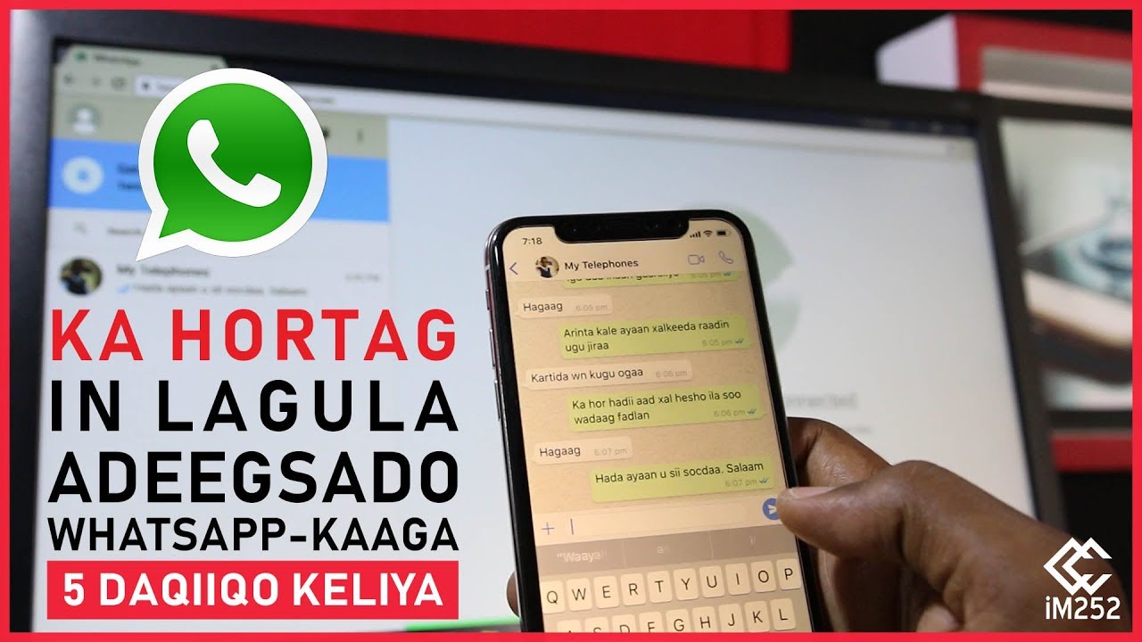 Ka hortag in lagula adeegsado Whatsapp-kaaga!