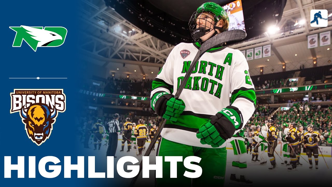 North Dakota vs Manitoba | NCAA College Hockey | Highlights - October 04, 2025