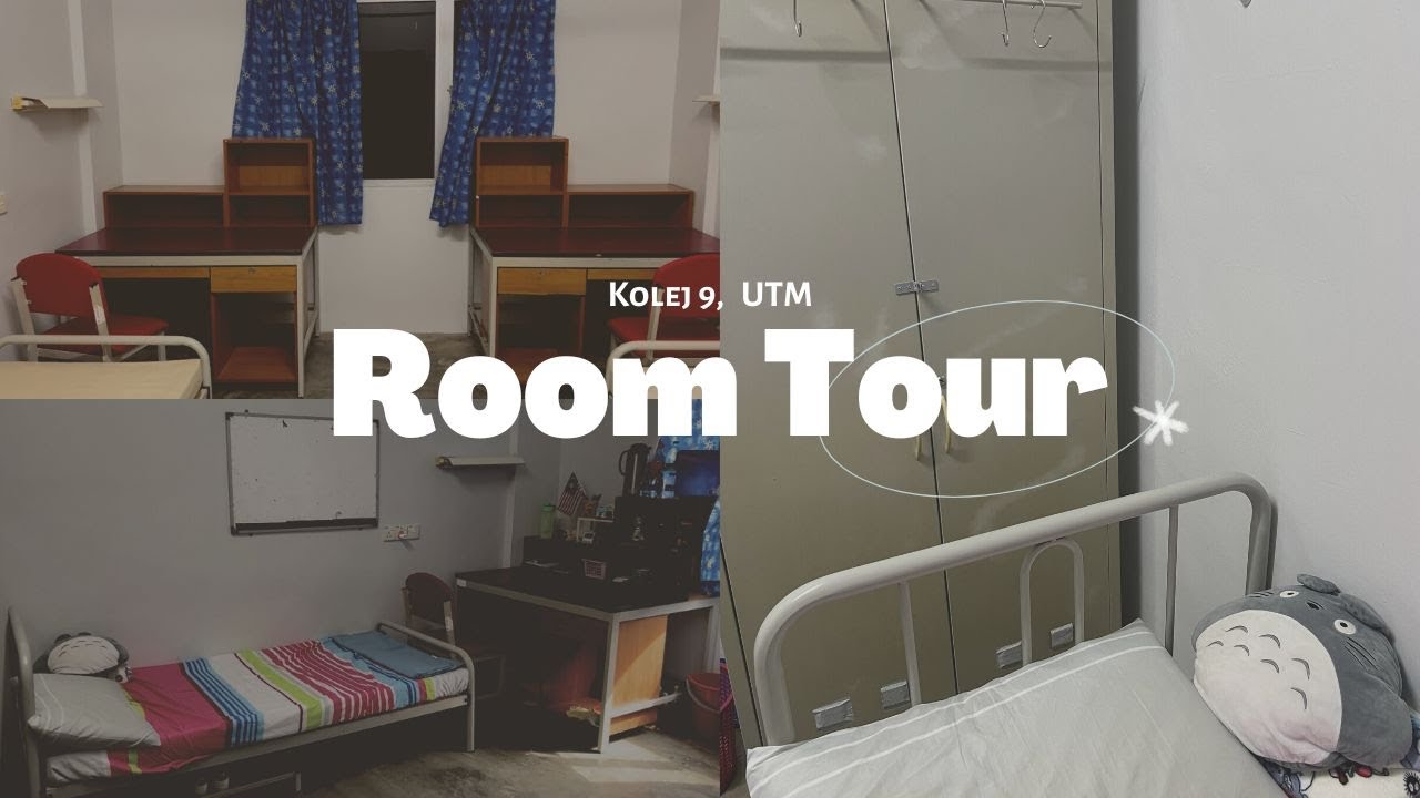 🏫 UTM Kolej 9 Room tour *realistic 马来西亚工艺大学Kolej 9宿舍