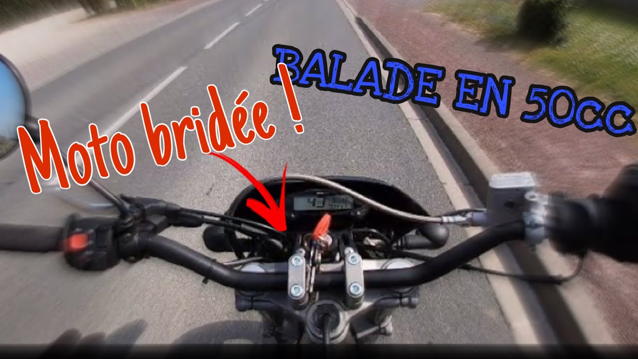 Balade en 50cc bridée (Rieju MRT 2020)