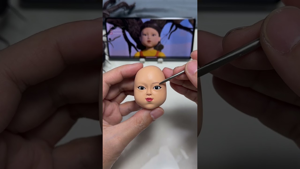 From Clay to Character &ndash; Making the Squid Game Doll Head (Part 1)