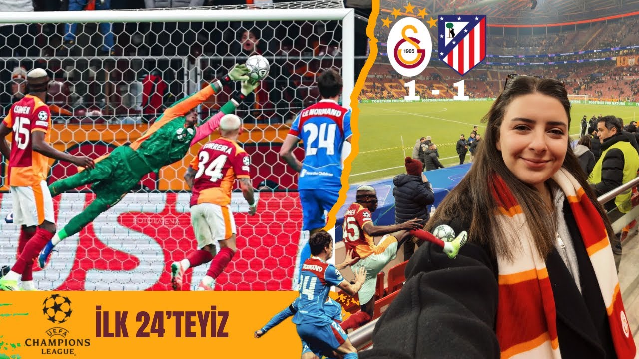 BU ATMOSFER AVRUPA’DA YOK! | Galatasaray 1-1 Atletico Madrid | ÖNEMLİ 1 PUAN | MAÇ #VLOG | RAMS PARK