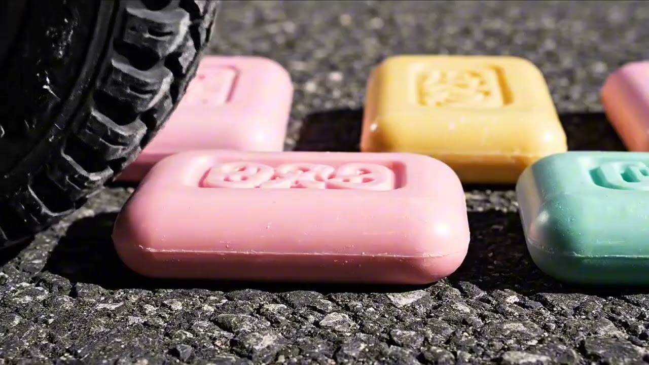 🔥 Realistic Car Tire Crushing ASMR – Ultra Slow Motion Satisfying Sounds