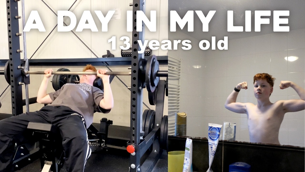 DAY IN THE LIFE: School, werk & Sport combineren als 13 jarige jongen