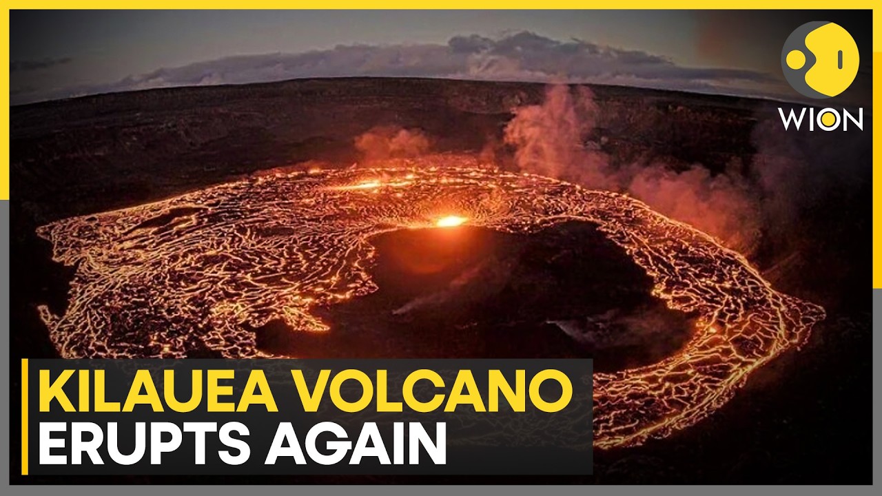 Hawaii&rsquo;s Kilauea Volcano Erupts Again: 42nd Lava Fountaining Episode Rocks the Island | WION