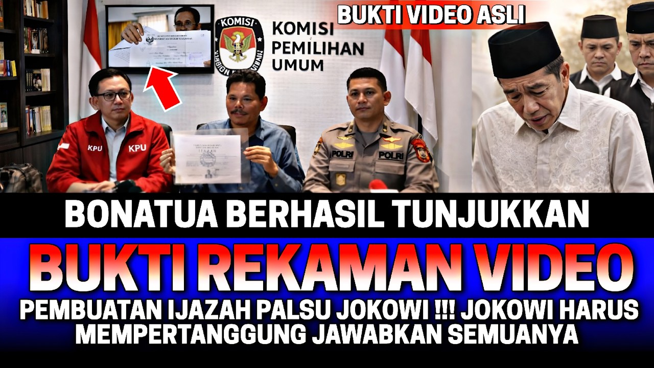 ALHAMDULILLAH‼️ AKHIRNYA BONATUA BERHASIL TEMUKAN BUKTI REKAMAN VIDEO PEMBUATAN IJAZAH PALSU JOKOWI