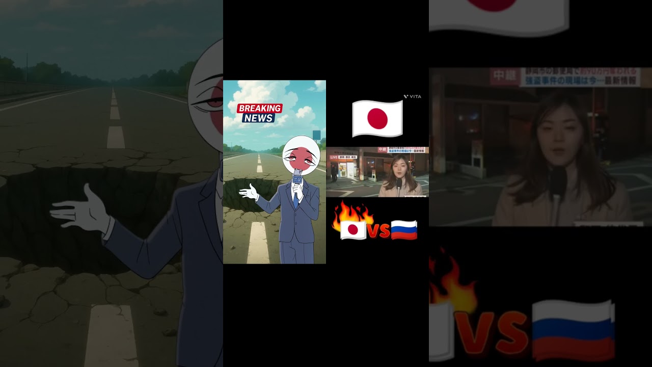 JAPANESE AND RUSSIAN NEWS 2 #countryhumans