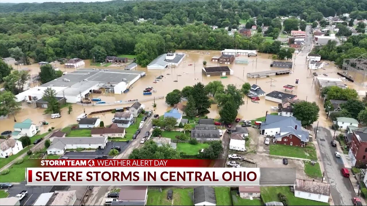 Multiple rounds of storms sweep through central Ohio