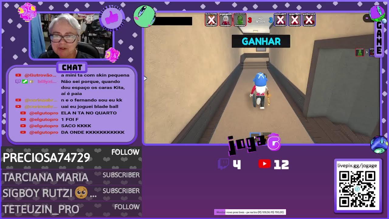 🔴Live  Stumble Guys e Roblox