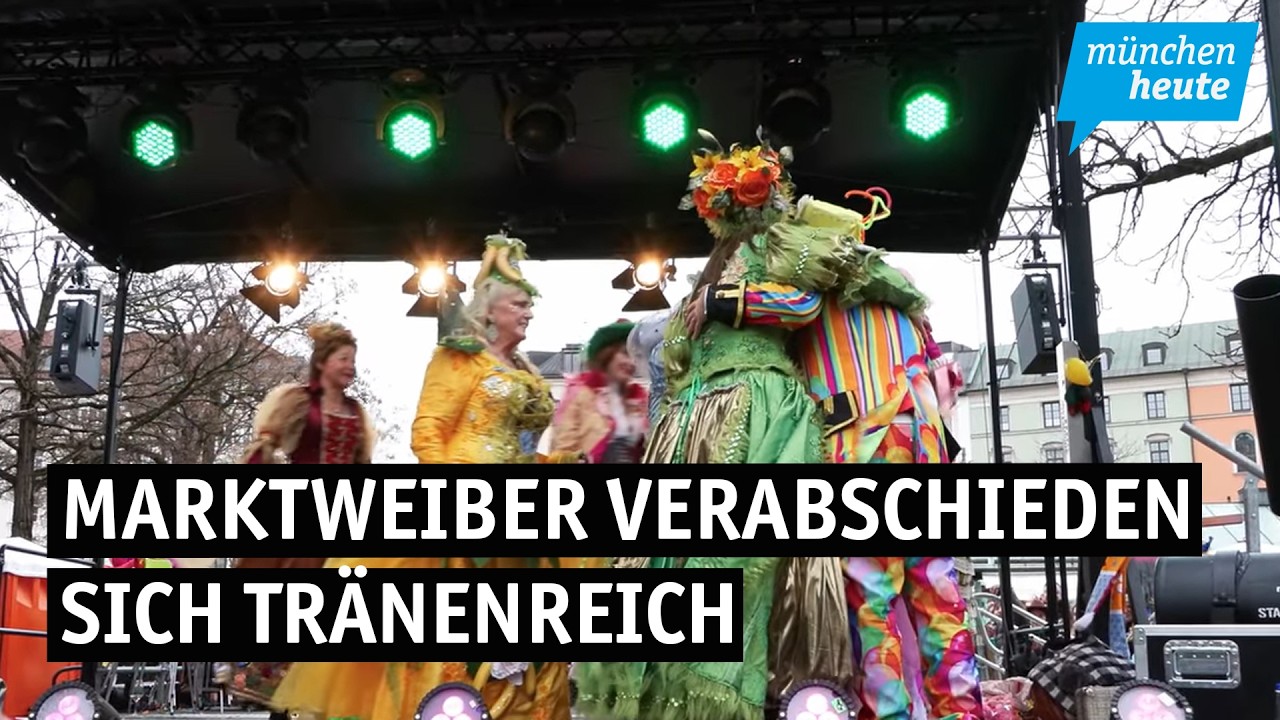 Die Marktweiber verabschieden sich tränenreich