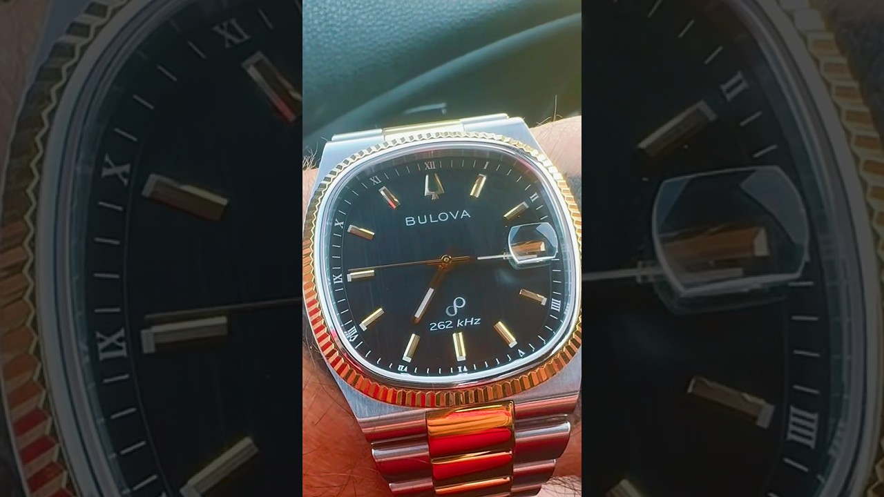 Bulova Super Seville 97b223 two tone watch, just released 