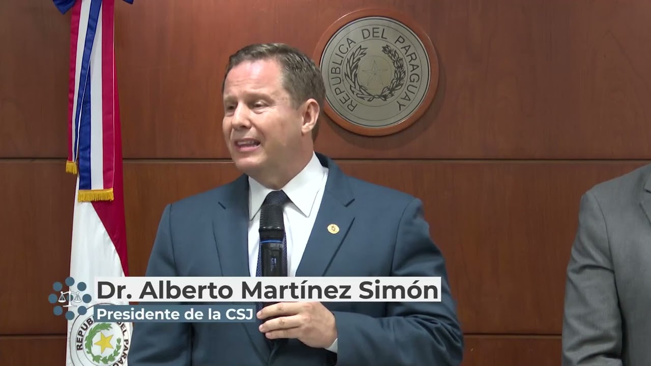 Presidente de la CSJ presentó ejes programáticos período 2026 -2027