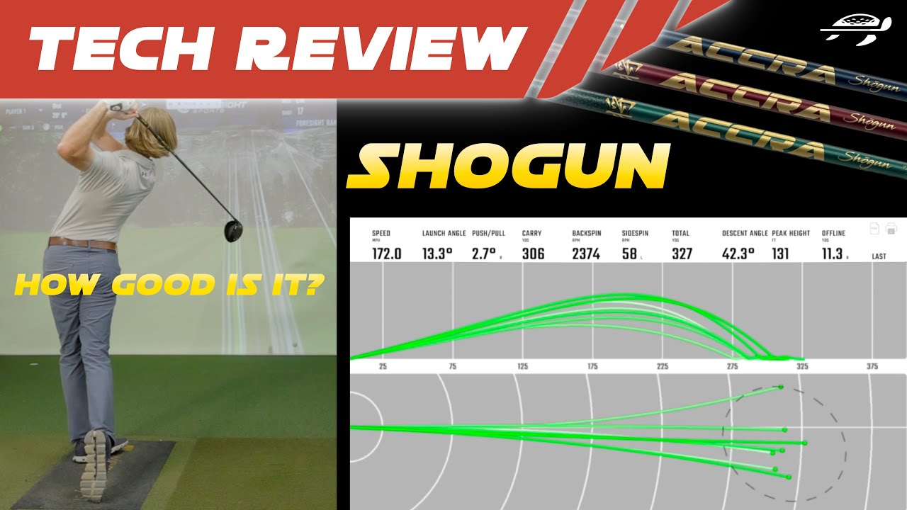 NEW ACCRA Shogun Swing Test - How to choose the right shaft for your swing!