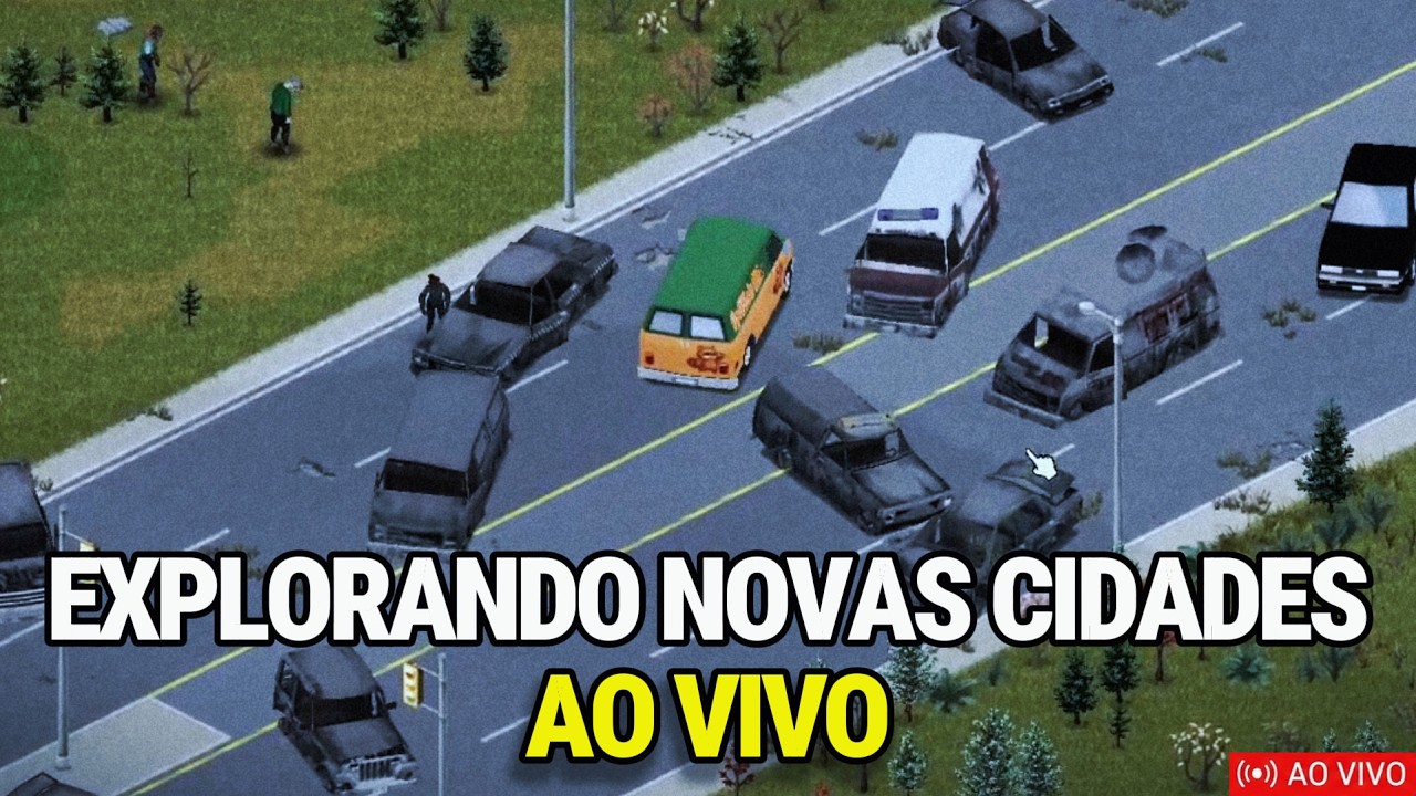 ESTRADA DA MORTE! Project Zomboid AO VIVO - Vem conversar!(Aceito dicas)