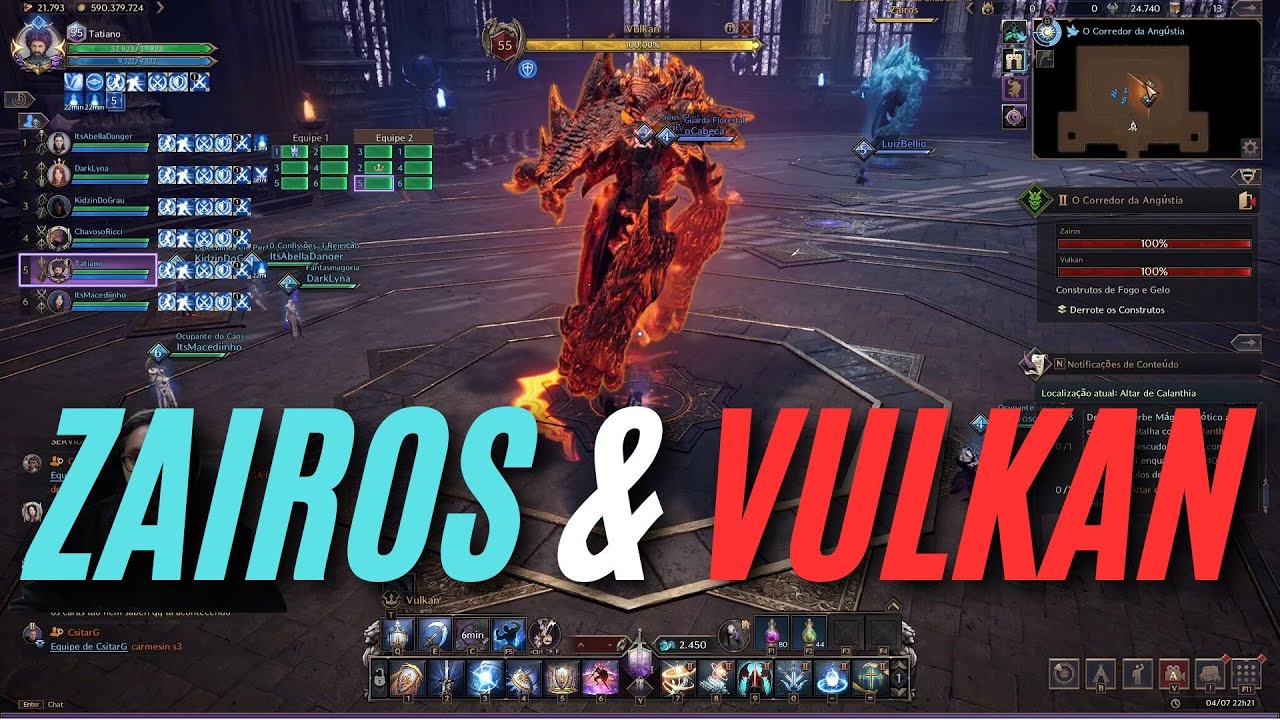 THRONE AND LIBERTY - O Corredor da Angústia - Zairos & Vulkan