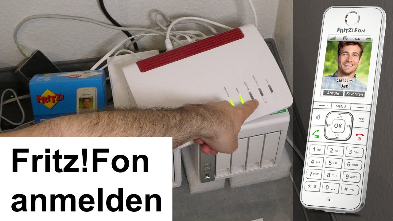AVM Fritz!Fon C6 einrichten und Anmeldung an der Fritz!Box DECT Basis (Anleitung)