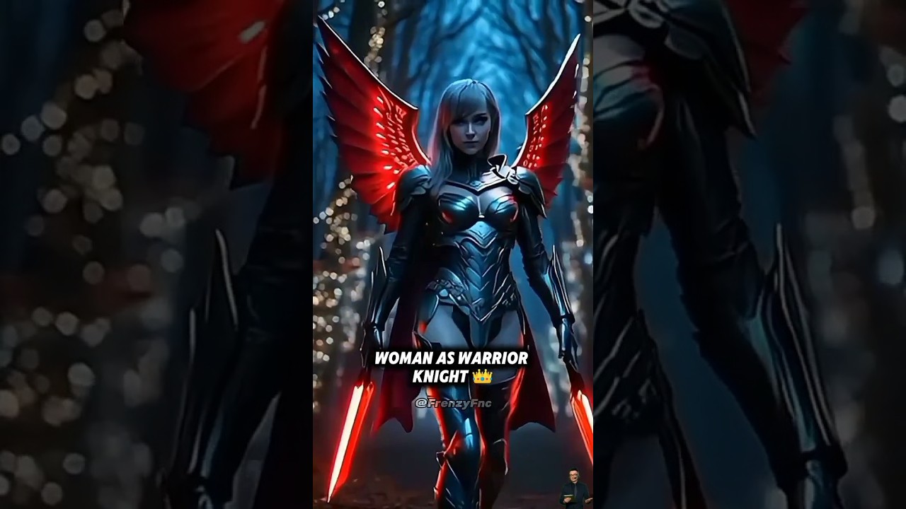 Woman As Warrior Knight👑🔥 #shorts #ai #aishorts  #aitechnology #technology #technologynews