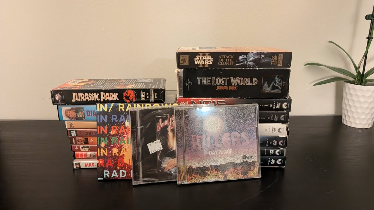 ASMR Secondhand Physical Media Haul