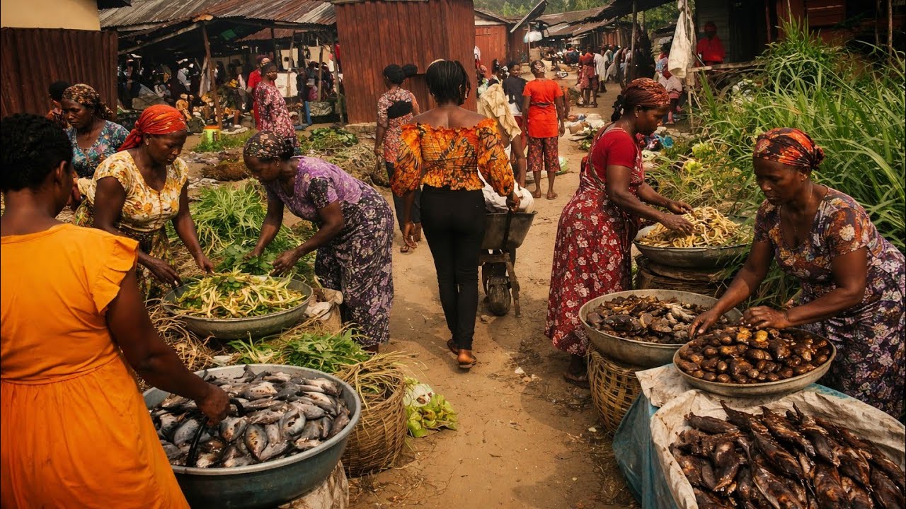 African village life | Market day | Spend our Saturday with us